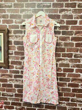 Fine™ Y2K Tattoo Print Snap Front Dress